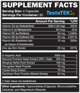 TestoTEK-Nutrutional-Supplement-Facts-v2.0