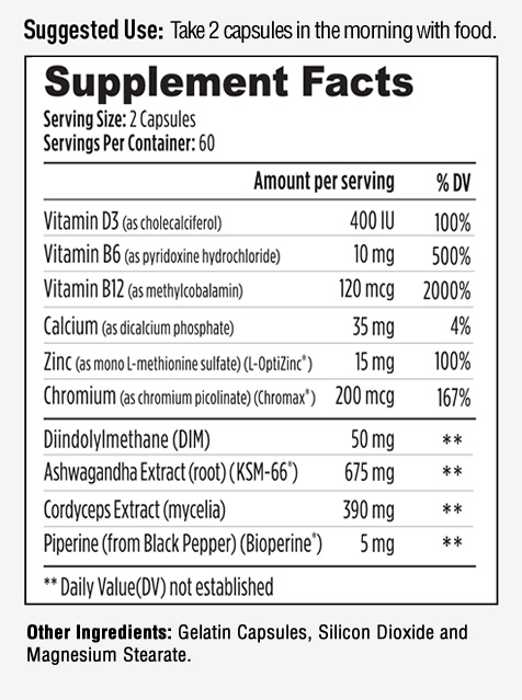 Weider Prime Ingredients Supplement Facts